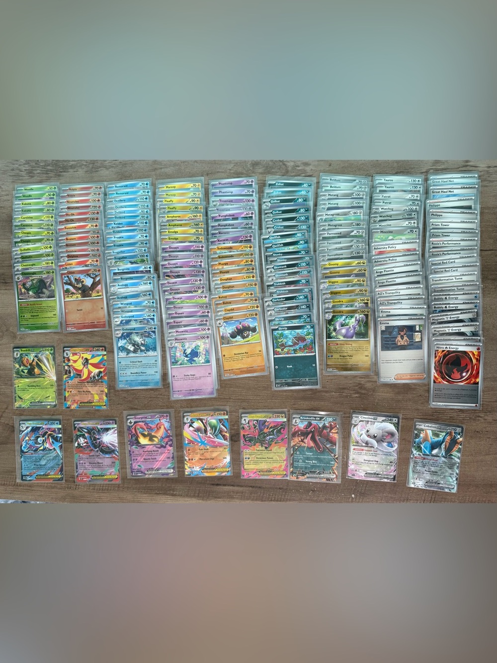 Pokemon Chaos Rising — Complete Base Set — 162 Cards — Holo, Reverse & EX